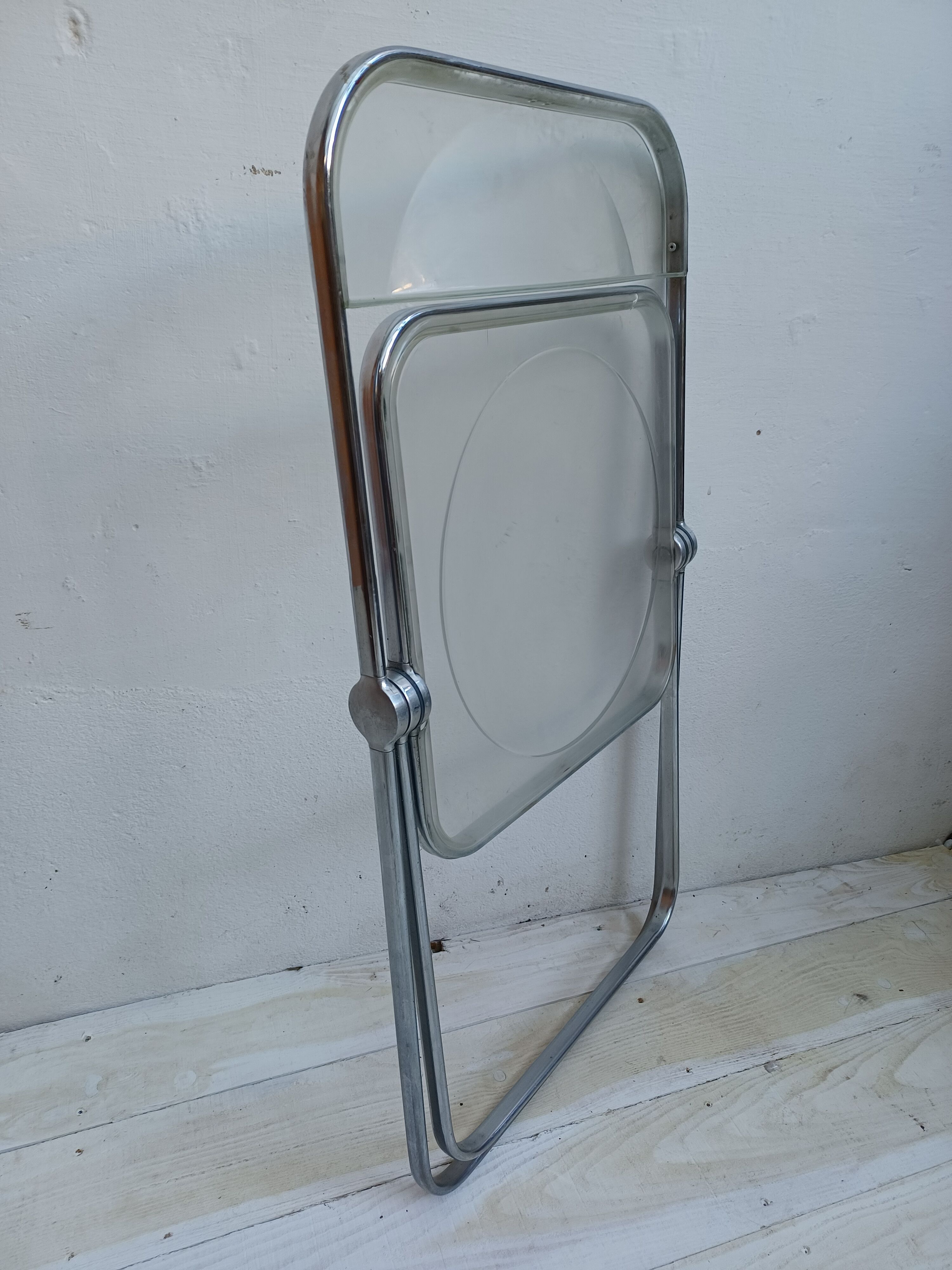 Chaises Plia Giancarlo Piretti édition Castelli ,Italy