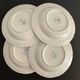 8 hollow plates Villeroy and Boch, Valeria model in vitro porcelain