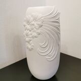 M Frey's white biscuit vase for Kaiser