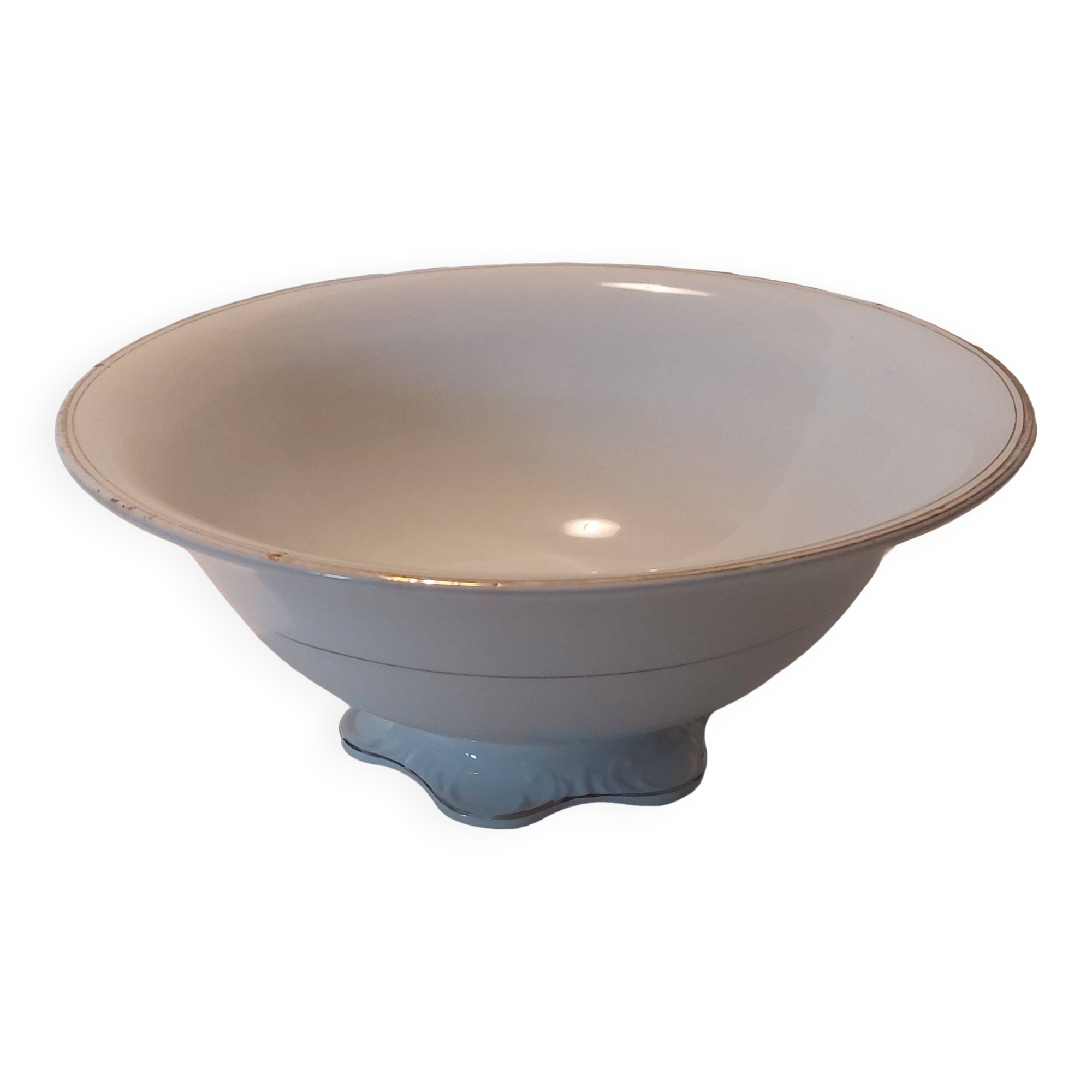 Earthenware salad bowl from onnaing nord