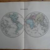 Old world map - 1893