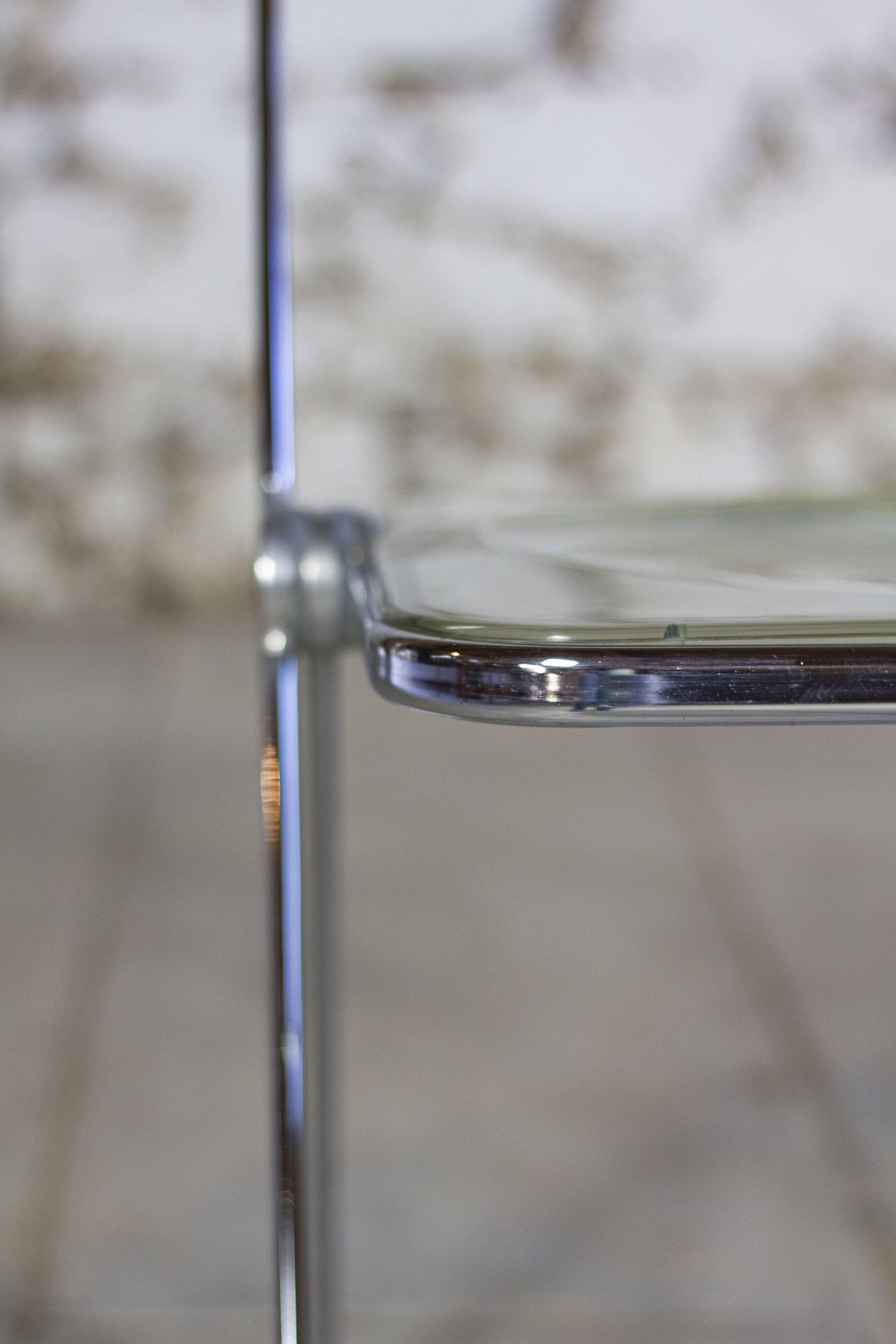 Folded chair by Giancarlo Piretti for Anonima Castelli, 1970