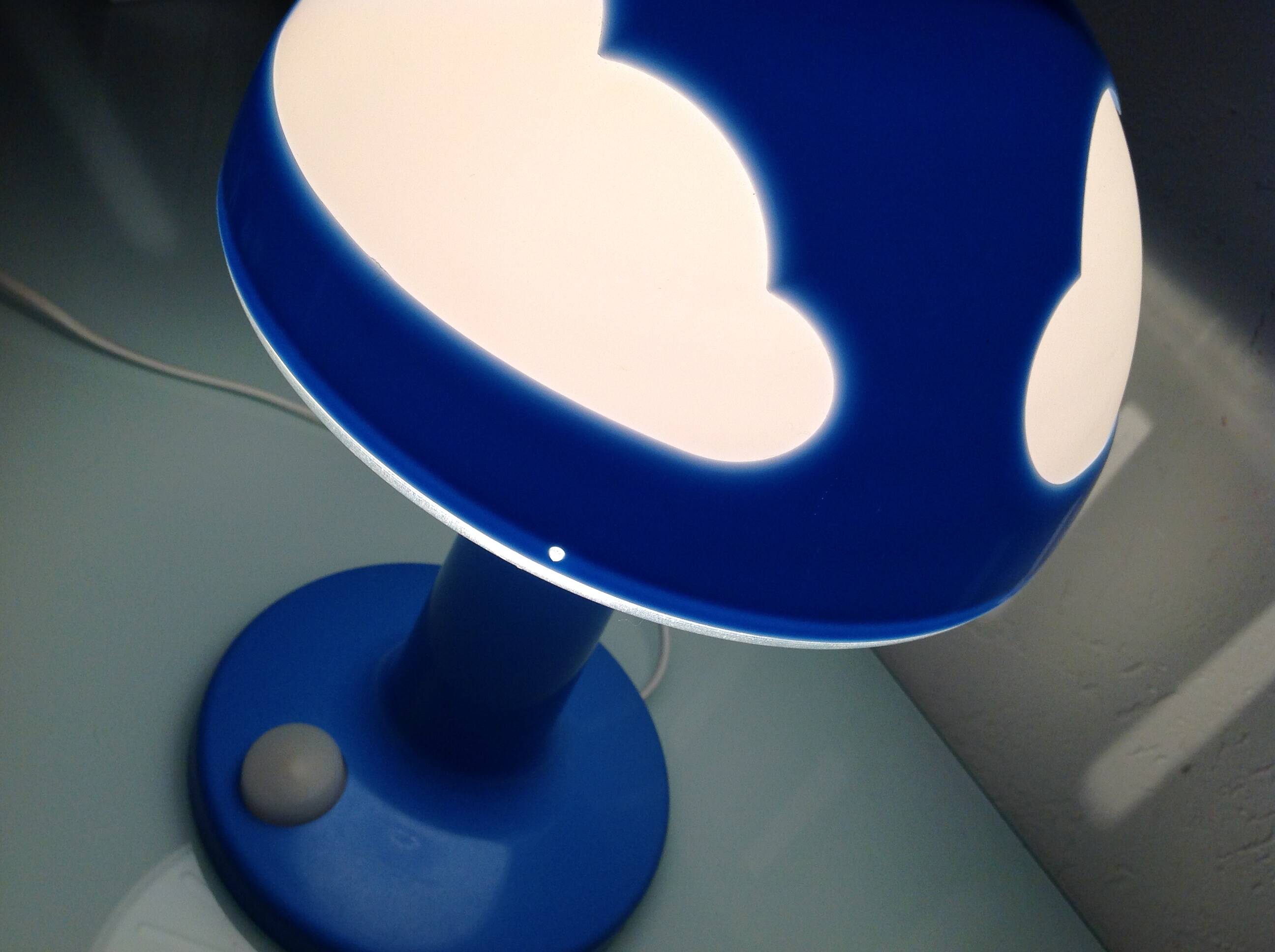 Blue Skojig cloud lamp by Ikea / vintage 80s-90s
