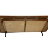 Vintage mid century daybed teak design with drawers