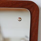 Vintage Scandinavian teak mirror – 1960s
