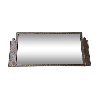 Art deco iron mirror
