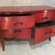 Regency style red dresser