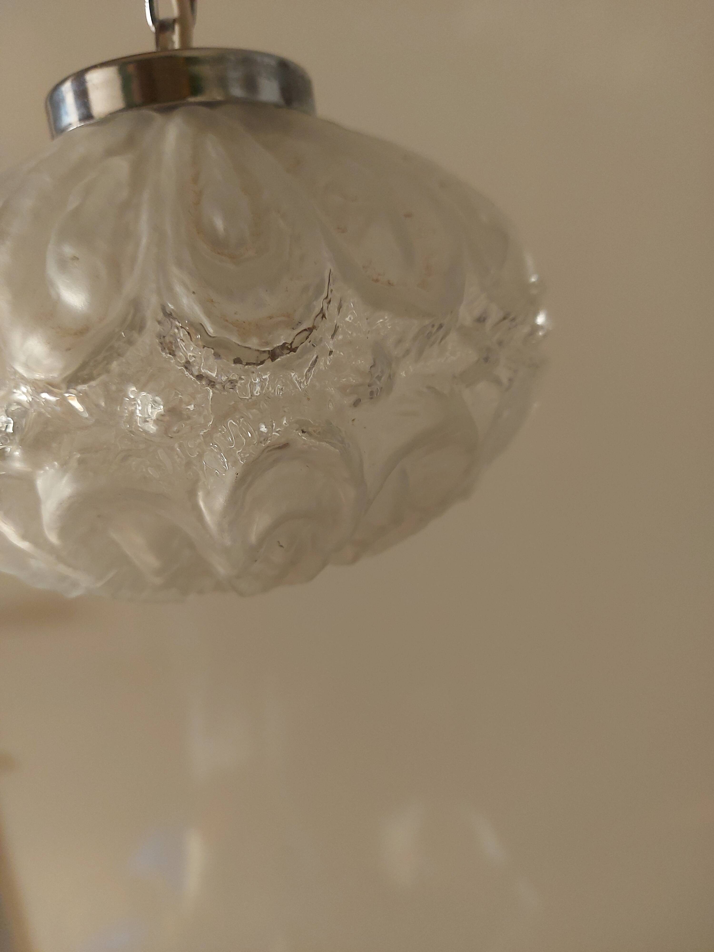 Art deco chandelier suspension