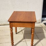 Cherry wood side table and small desk