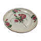 Eastern earthenware plate the Islettes flower bouquet decoration