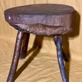 Rustic brutalist trading stool