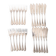 Elegant 24-piece fish service – Marot Bérain pattern in silver-plated metal