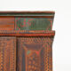 Painted folk art bridal wardrobe 1816