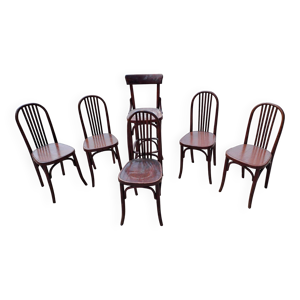5 chaises bistrot et