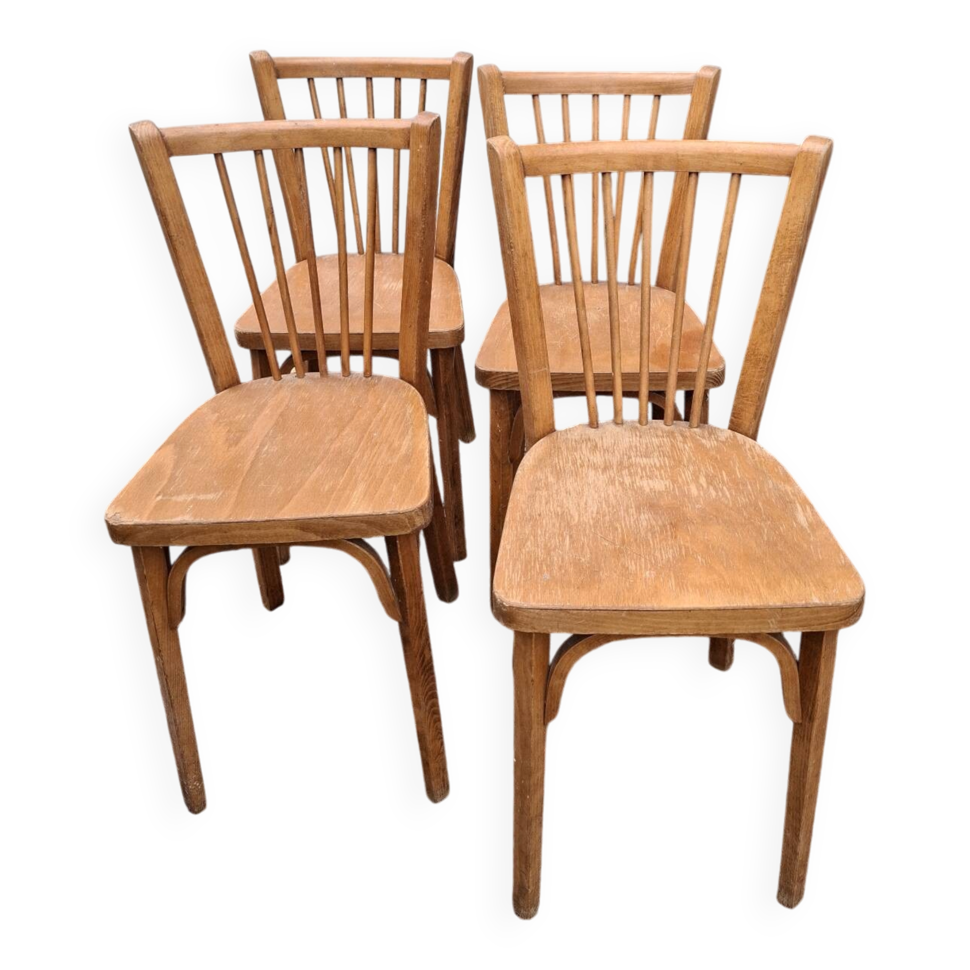 4 vintage Baumann chairs