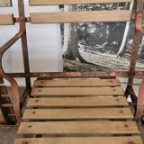 Theatre bench, folding seats