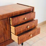 Walnut art deco sideboard