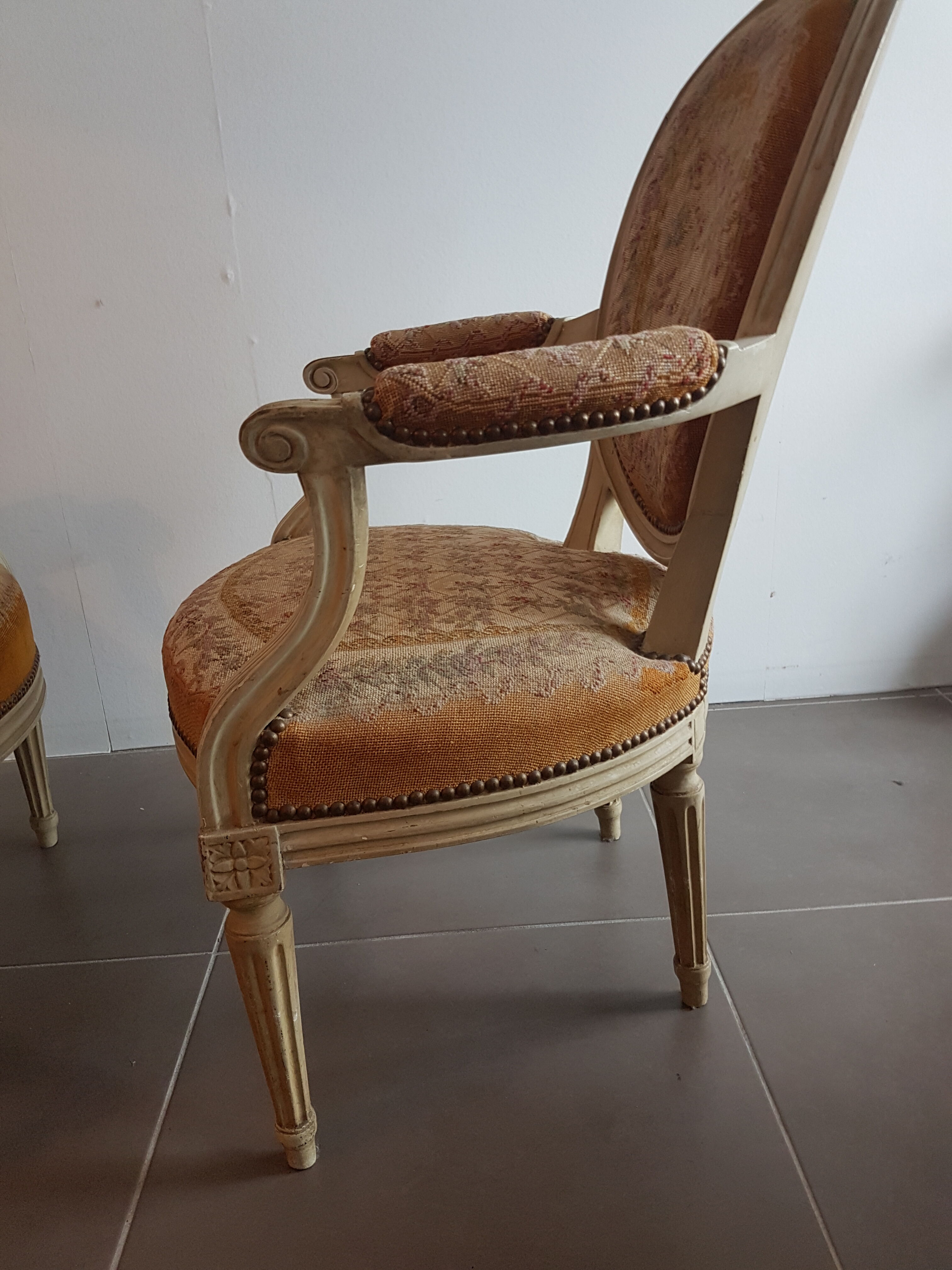Pair of armchairs