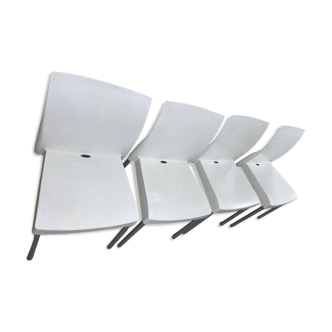 Pedrali Ice 800 , Italian Garden Chairs set of 4
