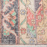 2x11 turkish vintage patchwok rug, 2x11 patchwork runner