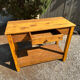Old wooden workbench