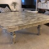 Table basse patinée