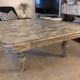 Patinated coffee table