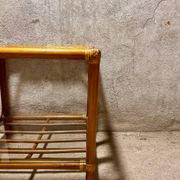 Vintage rattan coffee table