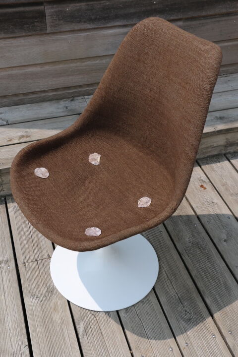 Chaise Tulipe Eero Saarinen marron