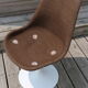 Chaise Tulipe Eero Saarinen marron