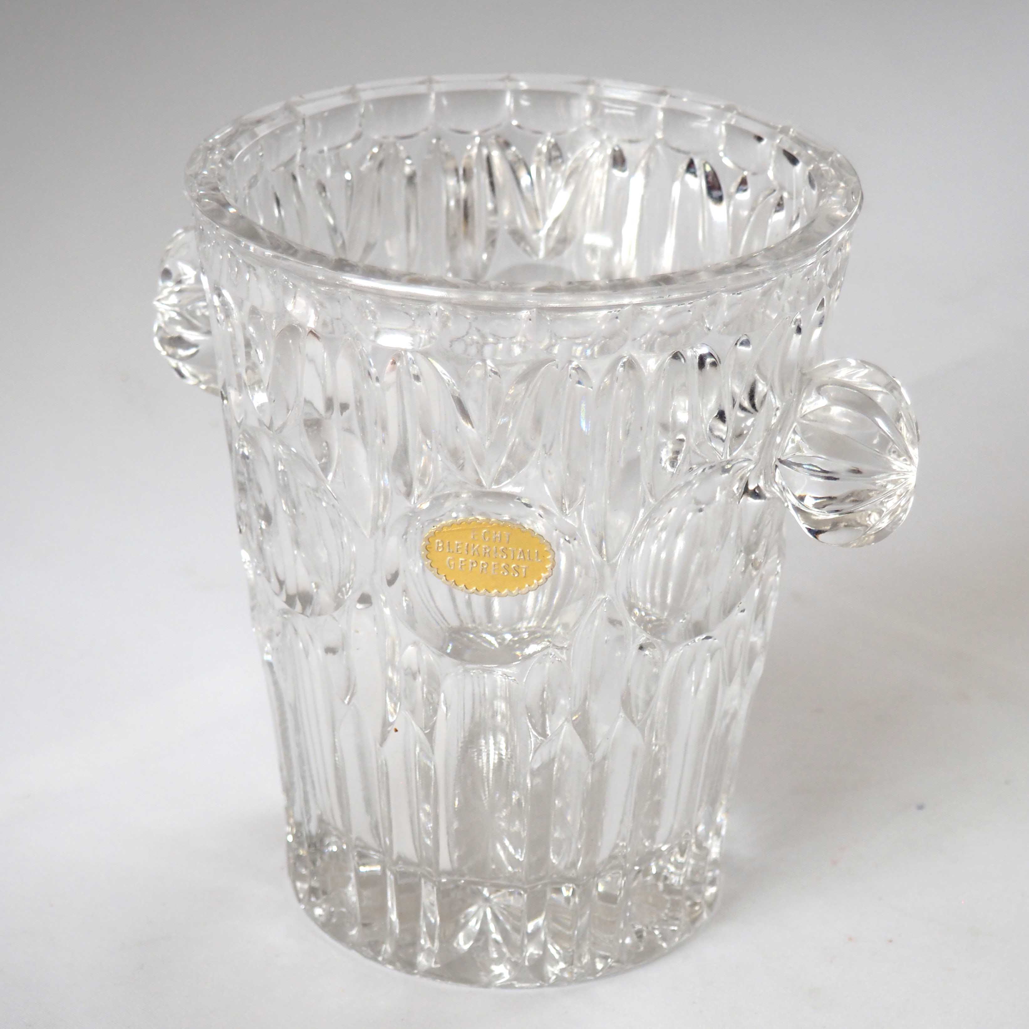 Bleikristall ice bucket
