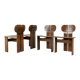 "Africa" chairs by Afra & Tobia Scarpa for Maxalto, 1970s, set of 4