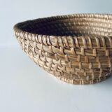 Bohemian wicker panière