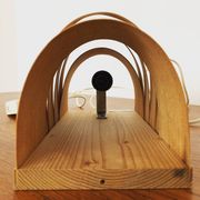 Swedish Wooden Wall Lamp by Hans Agne Jakobsson for Ellysett Markaryd