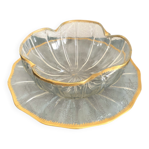 Service coupe et plateau Cristal