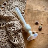 Soliflore en opaline fine soufflé Opalescent