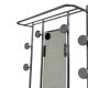 Chrome-plated aluminum entrance locker, 1950s