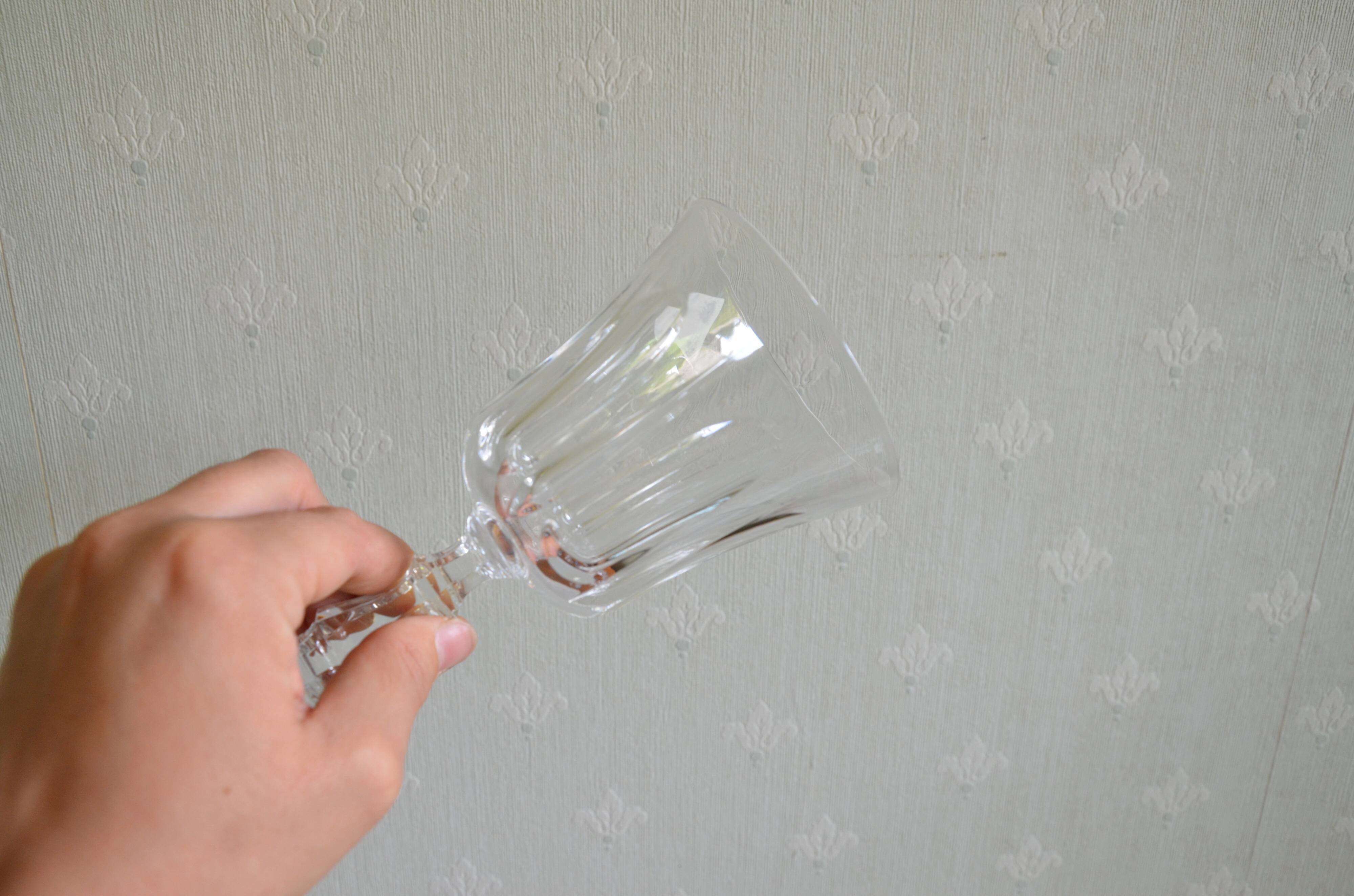 Set of 6 RCR Royal Cristal Rock glasses, Victoria model