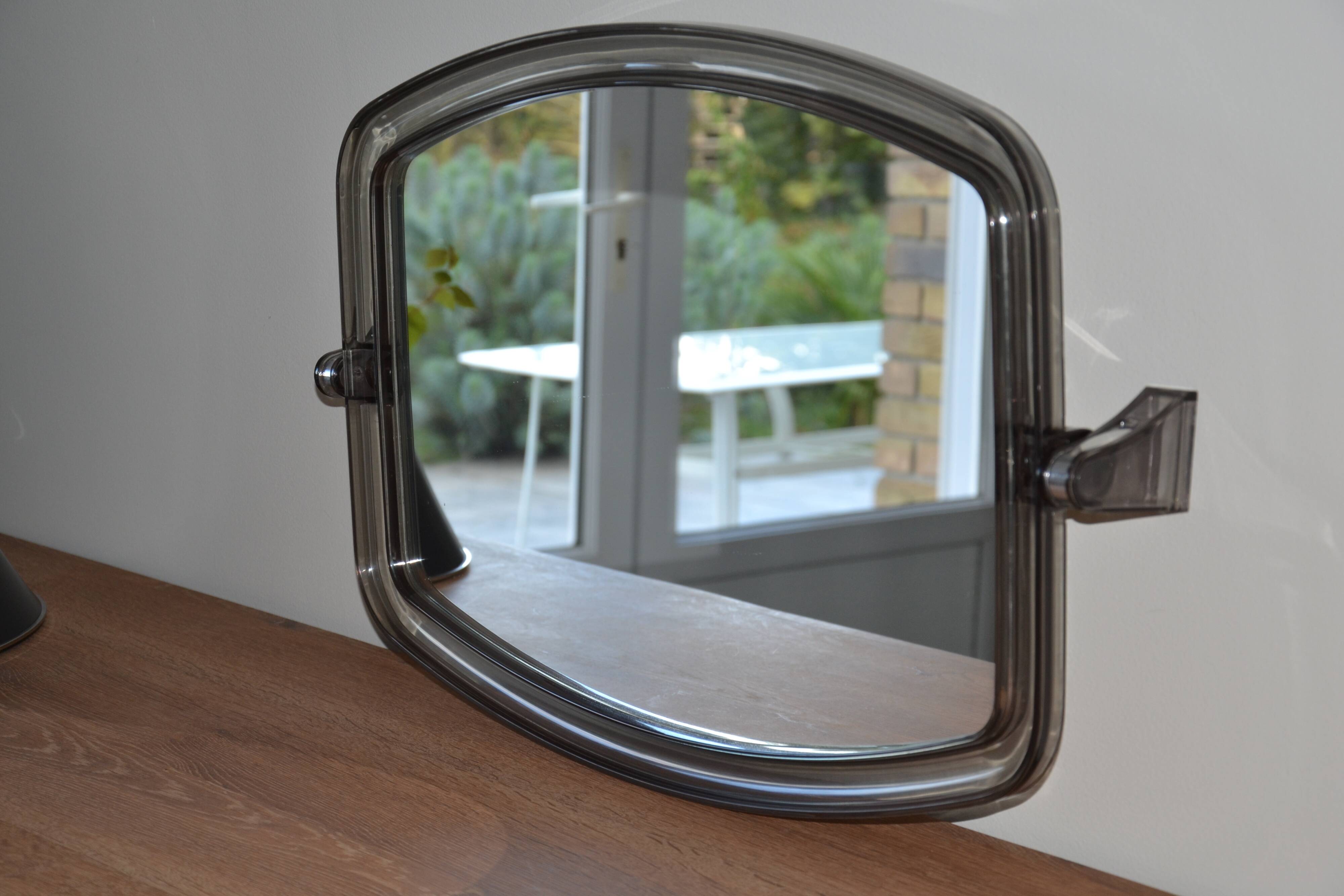 Miroir pivotant Grosfillex, années 60-70