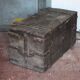 Old wooden chest with fittings, corsair chest, storage chest