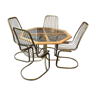 Table à manger et chaises vintage