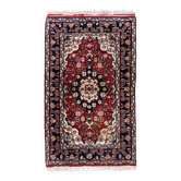 Tapis vintage du Moyen-Orient Hamadan fait main en laine – 60 x 98 cm