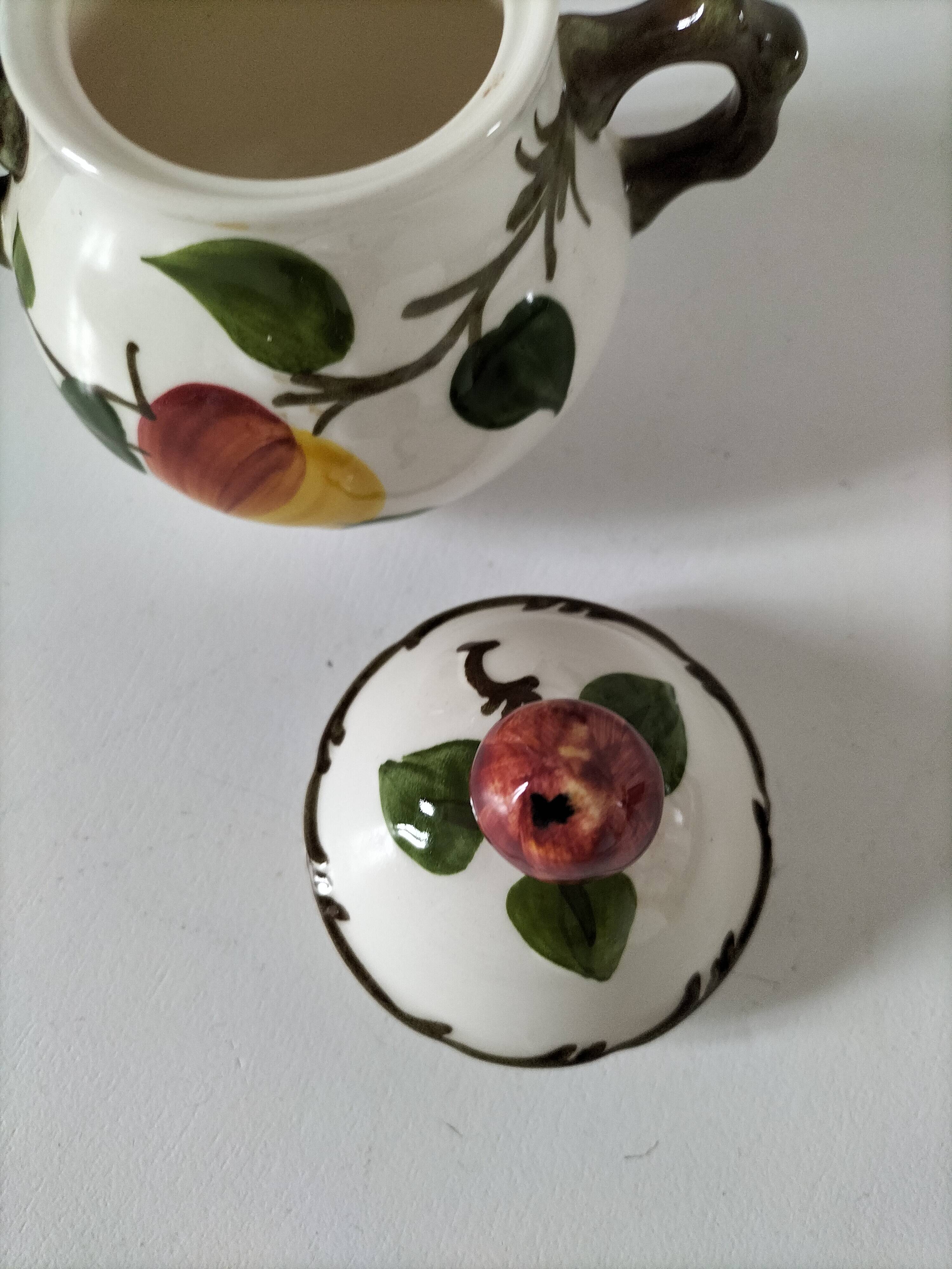 Vintage sugar bowl from the Villeroy & Boch "Ma Pomme" collection