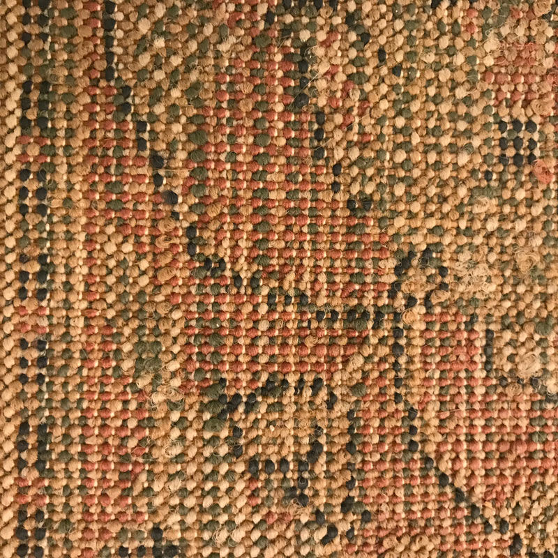 Pink and beige vintage carpet (198 x 286 cm)
