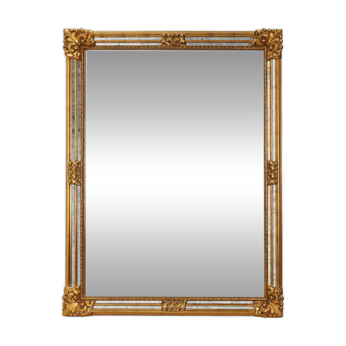 Large Baroque Wall Mirror by De Knudt, Belgium, 1950s