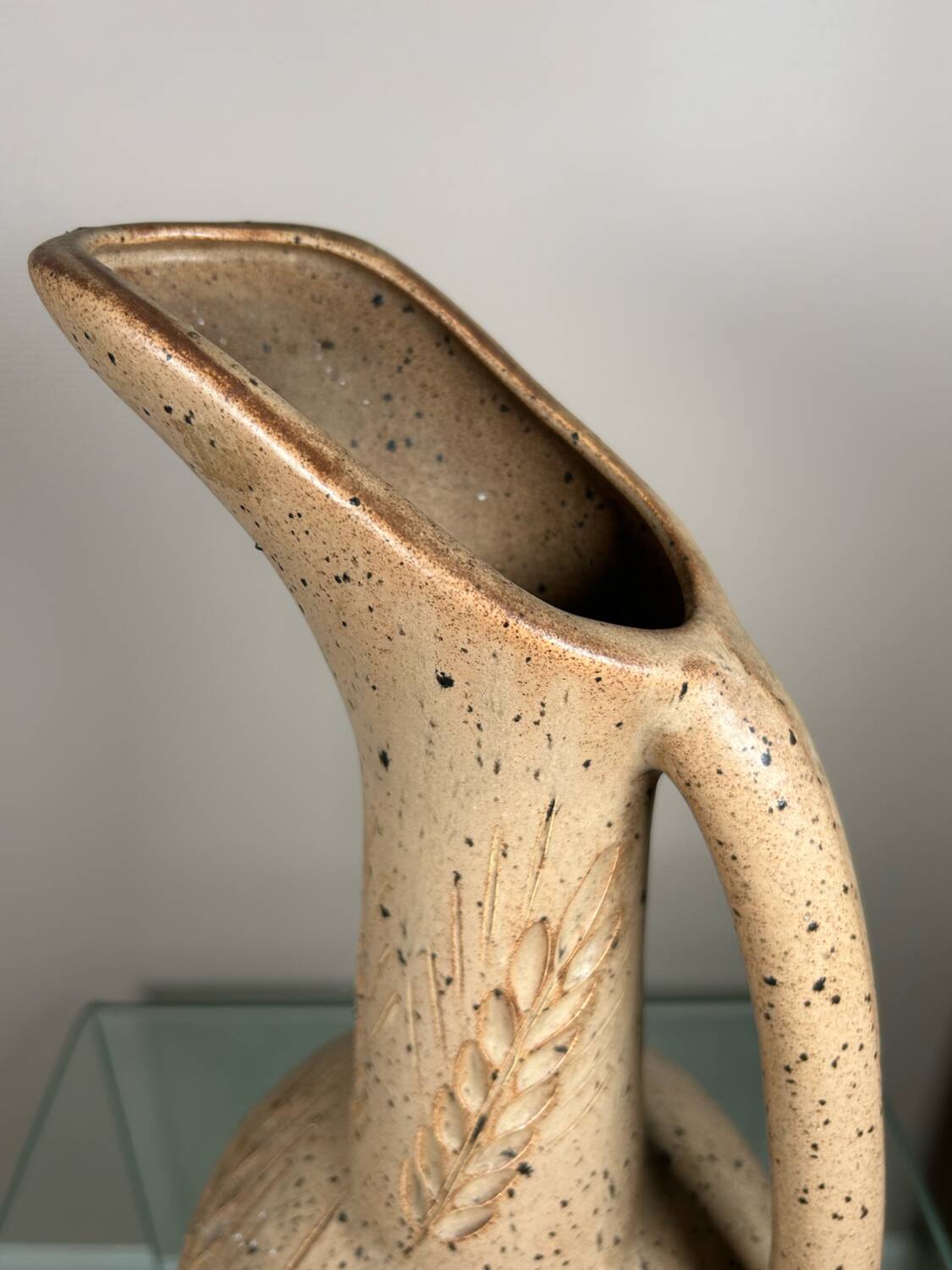 Italian ceramic amphora pitcher from the 60s