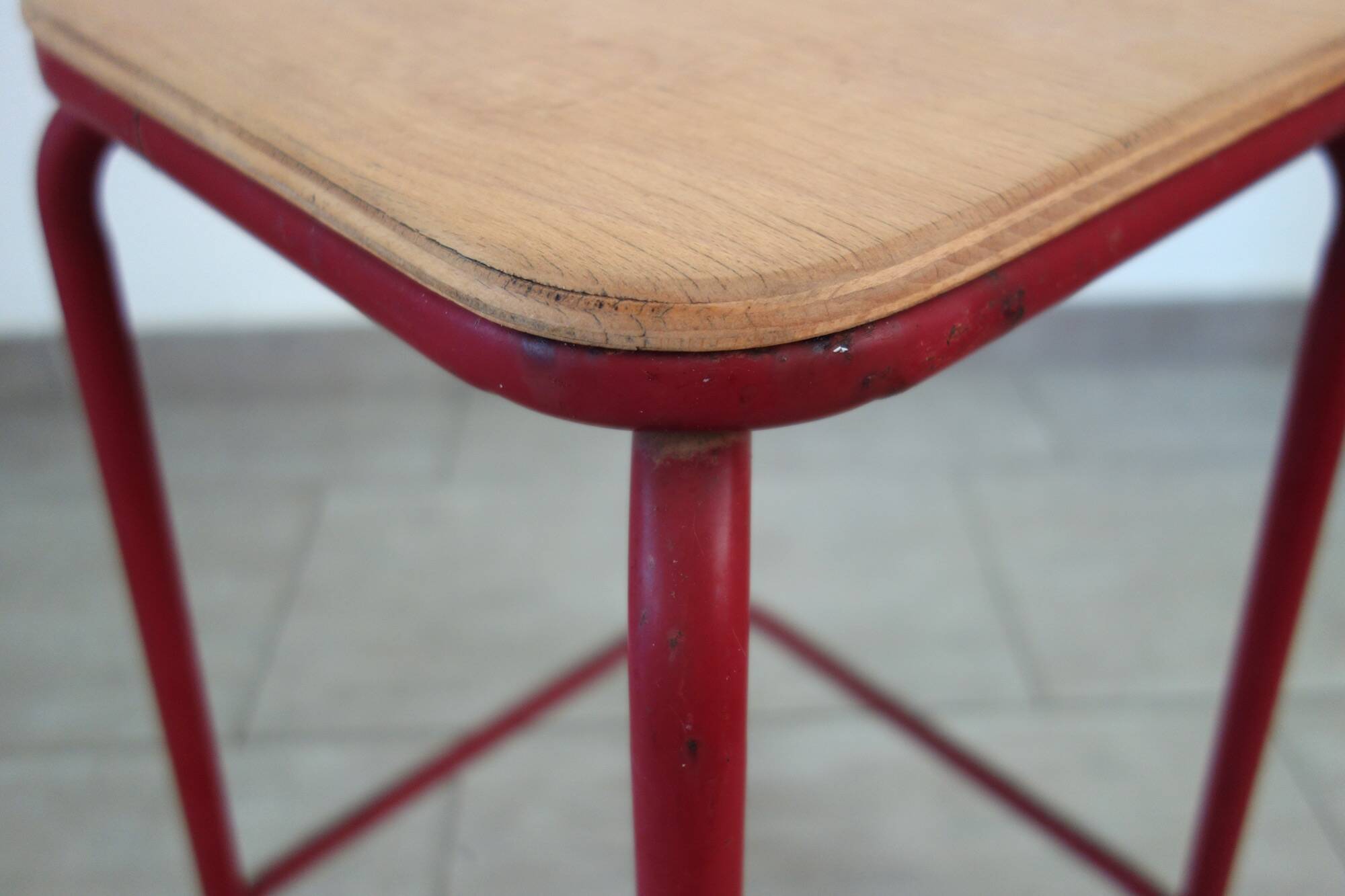 Tabouret industriel vintage