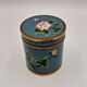 Cloisonné enamel opium box