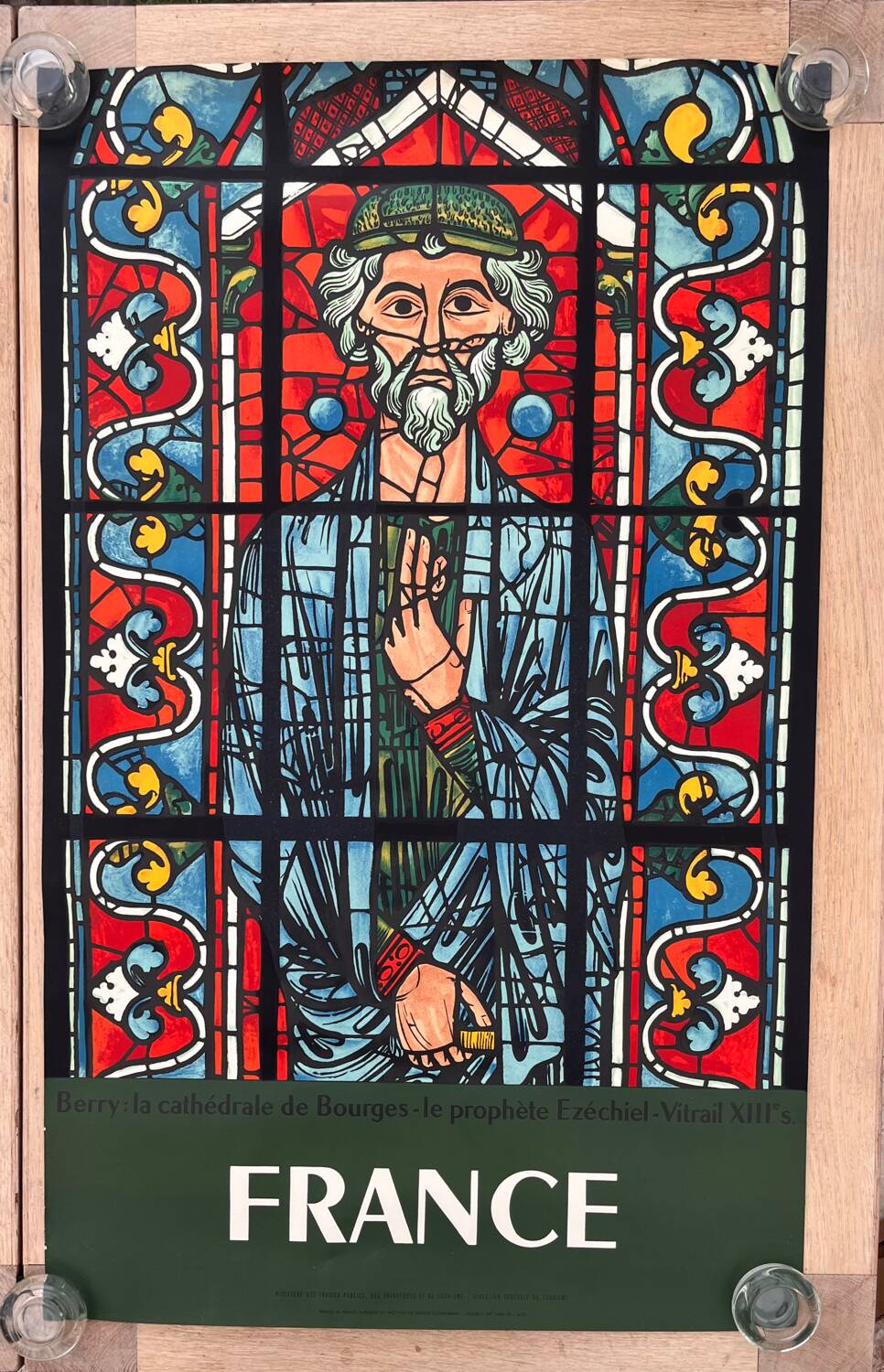Affiche la cathédrale de Bourges