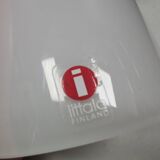 Candlestick in opal glass by Harri Koskinen for Iittala Finland 1996